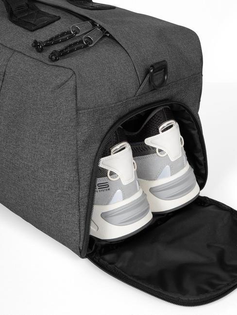 DUFFL'R L Bag with shoulder strap BlackDenim - Duffle bags