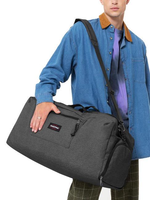 DUFFL'R L Bag with shoulder strap BlackDenim - Duffle bags