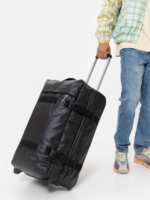 TRANSIT'R M WP Medium water-repellent trolley tarp black - Semi-rigid Trolley Cases