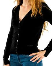 GUESS ZENA Cardigan with buttons jetbla - Women's Sweaters - 3