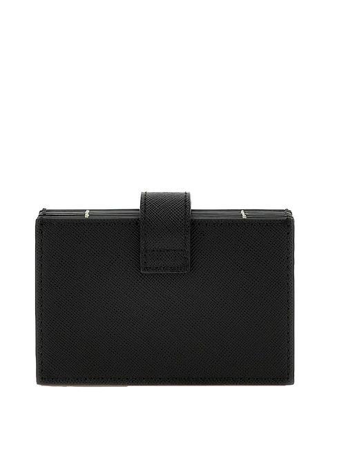   Saffiano effect card holder BLACK - Women&rsquo;s Wallets