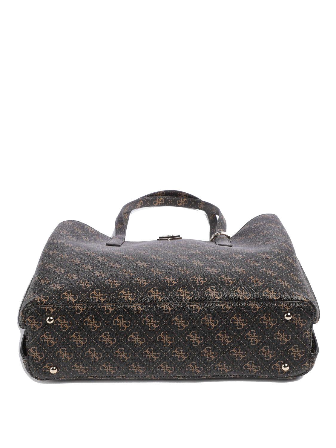 guess bag brown leather