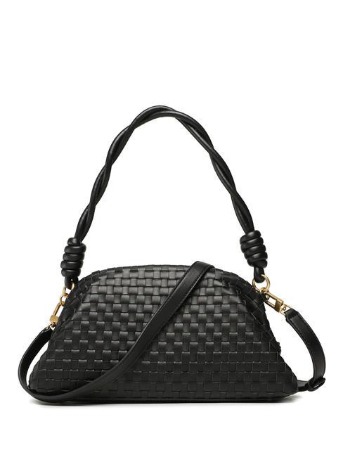 LISBET Woven clutch bag BLACK - Women&rsquo;s Bags