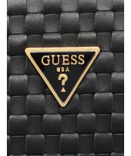 GUESS LISBET Woven clutch bag BLACK - Women&rsquo;s Bags - 4