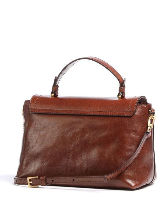 STORY Leather briefcase bag BROWN - Women&rsquo;s Bags