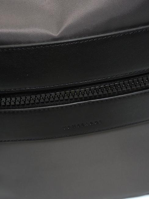 ZENITH Nylon bag with pocket Dark Gray / Black - Backpacks & School and Leisure