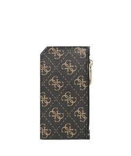 GUESS AIETA Card holder with coin purse brown logo - Women&rsquo;s Wallets - 2