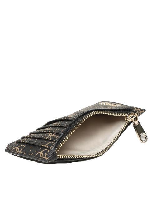 AIETA Card holder with coin purse brown logo - Women&rsquo;s Wallets
