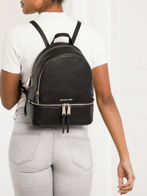 RHEA Leather backpack black - Women&rsquo;s Bags