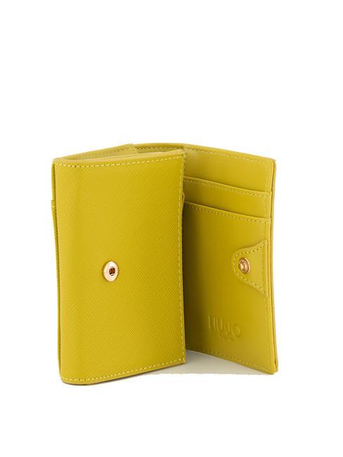 ALEDIS Saffiano print bifold wallet lemongrass - Women&rsquo;s Wallets