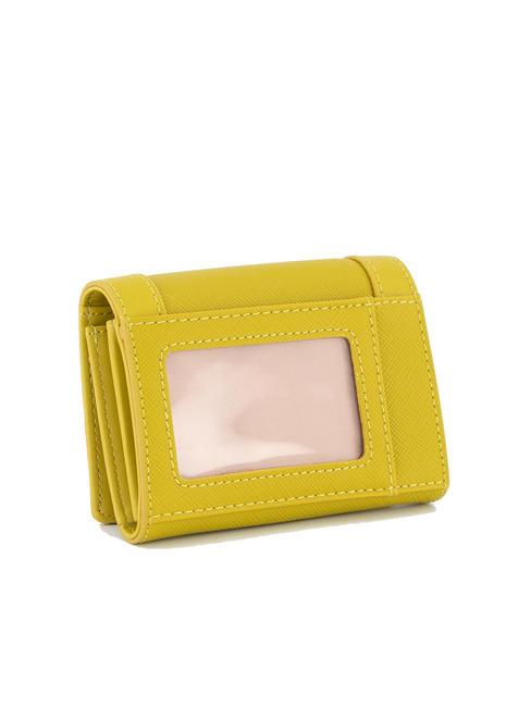 ALEDIS Saffiano print bifold wallet lemongrass - Women&rsquo;s Wallets