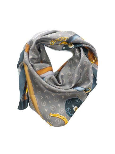 TWILL Printed scarf gray and blue - Scarves