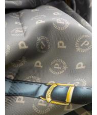 POLLINI TWILL Printed scarf gray and blue - Scarves - 3