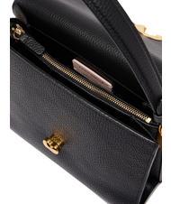 COCCINELLE BINXIE Hammered leather folder bag Black - Women&rsquo;s Bags - 4
