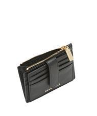 COCCINELLE METALLIC SOFT Textured leather flat wallet - Women’s Wallets