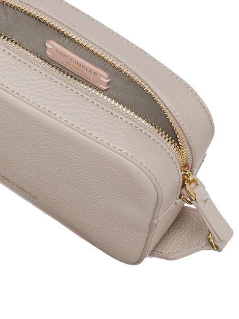 TEBE Shoulder bag in textured leather powder pink - Women&rsquo;s Bags