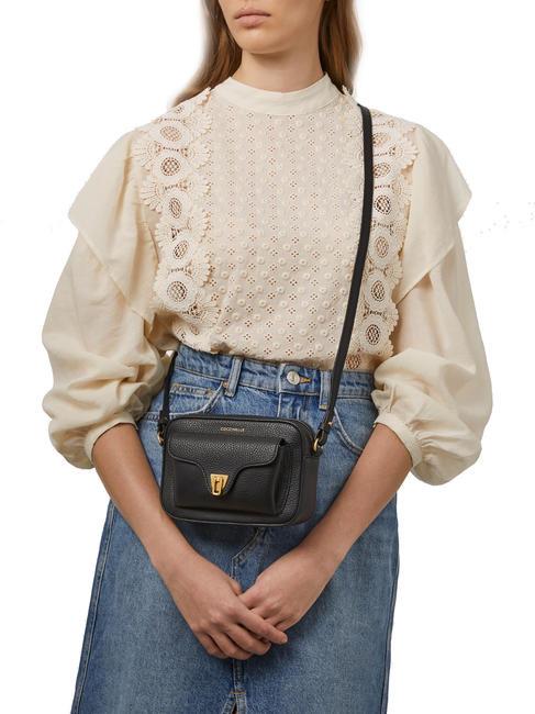 BEAT SOFT Textured leather mini bag Black - Women’s Bags