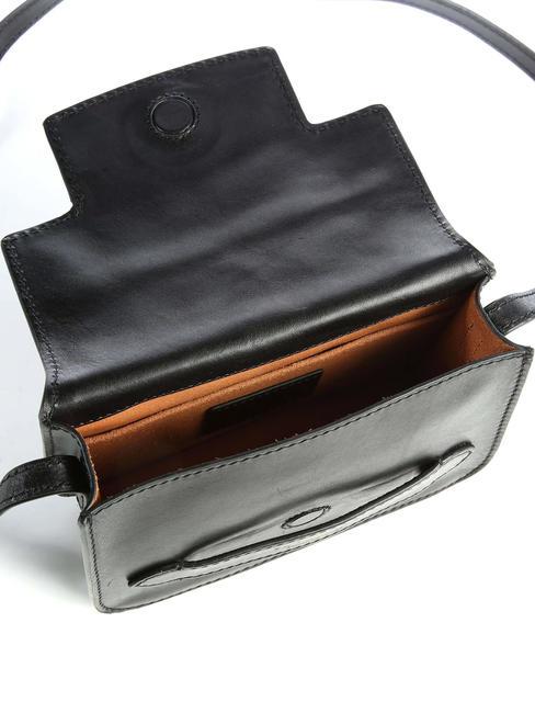 LUCREZIA Shoulder mini bag Black Gold - Women’s Bags