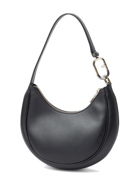 PRIMAVERA Small calf leather shoulder bag Black - Women’s Bags