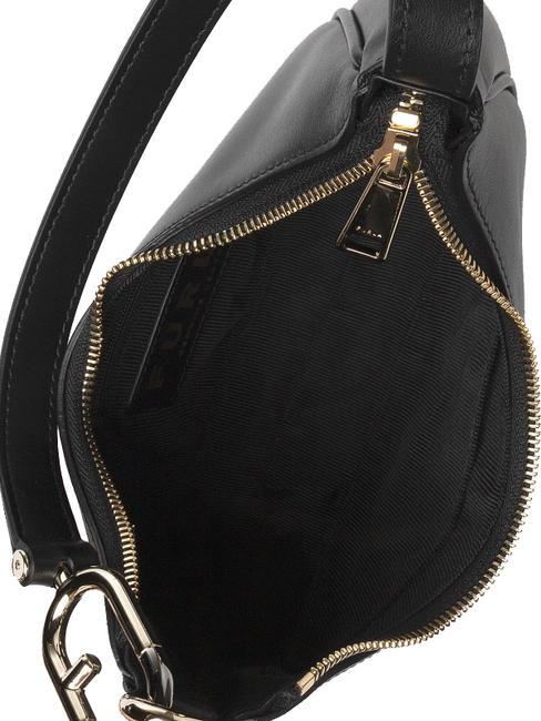 PRIMAVERA Small calf leather shoulder bag Black - Women’s Bags