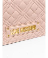 LOVE MOSCHINO QUILTED Quilted shoulder bag face powder - Women’s Bags - 3