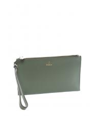 FURLA CAMELIA Leather clutch cactus - Women&rsquo;s Bags - 2