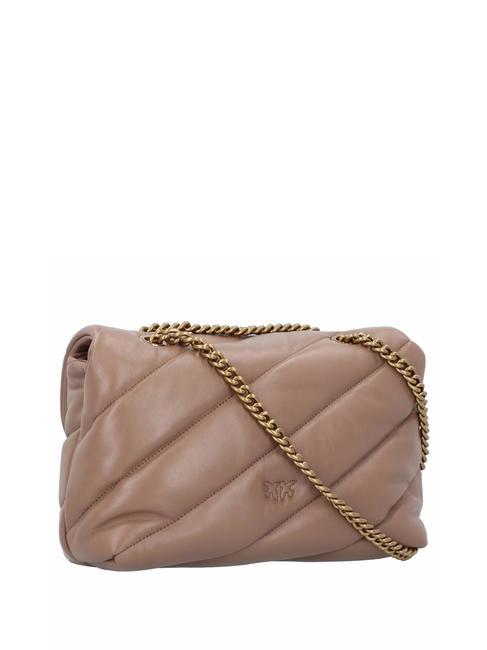 CLASSIC LOVE PUFF Nappa leather bag ginger biscuit-antique gold - Women&rsquo;s Bags