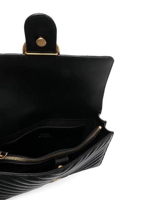 CLASSIC LOVE ONE Nappa leather bag black-antique gold - Women’s Bags