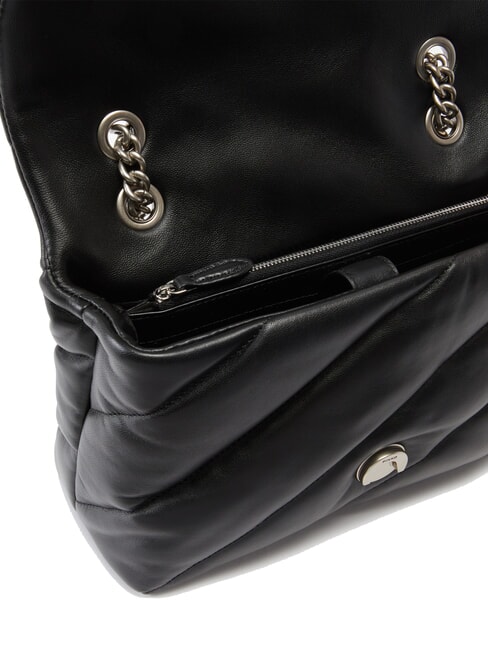 CLASSIC LOVE PUFF Nappa leather bag black-old silver - Women’s Bags