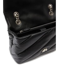 PINKO CLASSIC LOVE PUFF Nappa leather bag black-old silver - Women’s Bags - 4