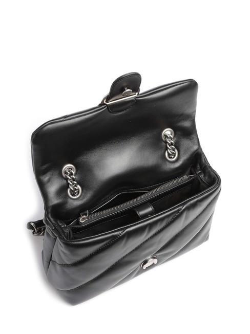 CLASSIC LOVE PUFF Nappa leather bag black-old silver - Women’s Bags