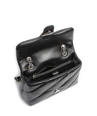 PINKO CLASSIC LOVE PUFF Nappa leather bag black-old silver - Women’s Bags - 5