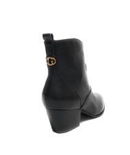GUESS BOYTA Leather ankle boots BLACK - Women&rsquo;s shoes - 4