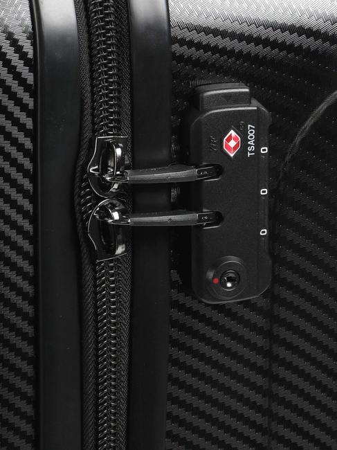 LUSTRE2 4 wheel cabin trolley BLACK - Hand luggage