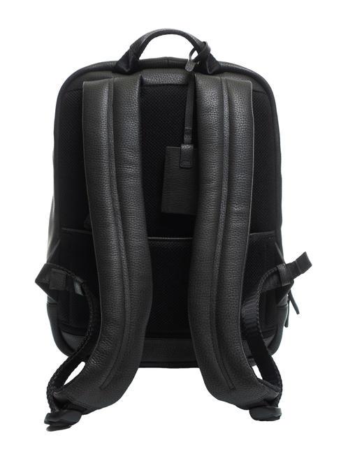 BOLOGNA Leather business backpack Black - Laptop backpacks