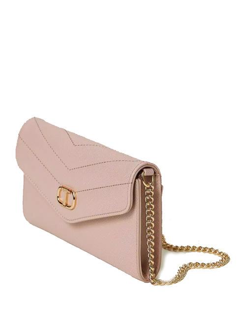 OVAL T Clutch bag with chain shoulder strap misty pink - Women&rsquo;s Bags