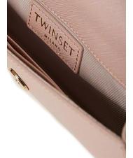 TWINSET OVAL T Clutch bag with chain shoulder strap misty pink - Women&rsquo;s Bags - 4