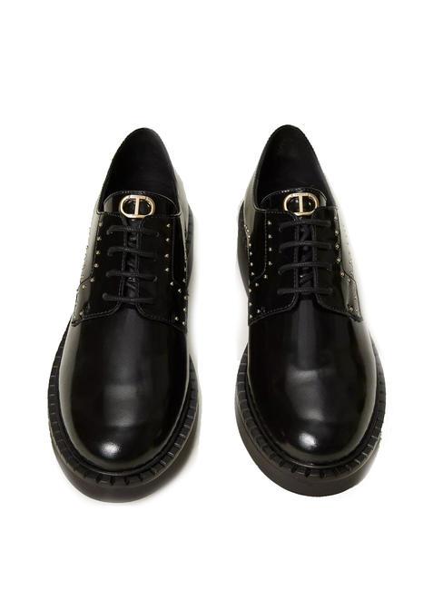 STUDS Leather lace-up shoe black - Women&rsquo;s shoes