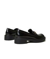TWINSET STUDS Leather moccasin black - Women&rsquo;s shoes - 4
