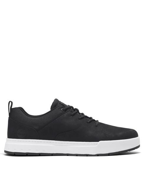 MAPLE GROVE Nubuck leather oxford sneaker Jetblack - Men&rsquo;s shoes