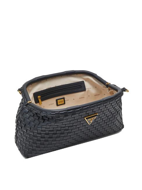 LISBET Woven clutch bag BLACK - Women&rsquo;s Bags