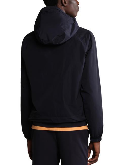 URBAN COMMUTER Windbreaker with hood blu marine - Men's Jackets