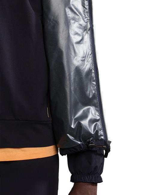 URBAN COMMUTER Windbreaker with hood blu marine - Men's Jackets
