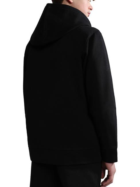 KIDS B-PINZON Cotton sweatshirt with hood black 041 - Baby Sweatshirt