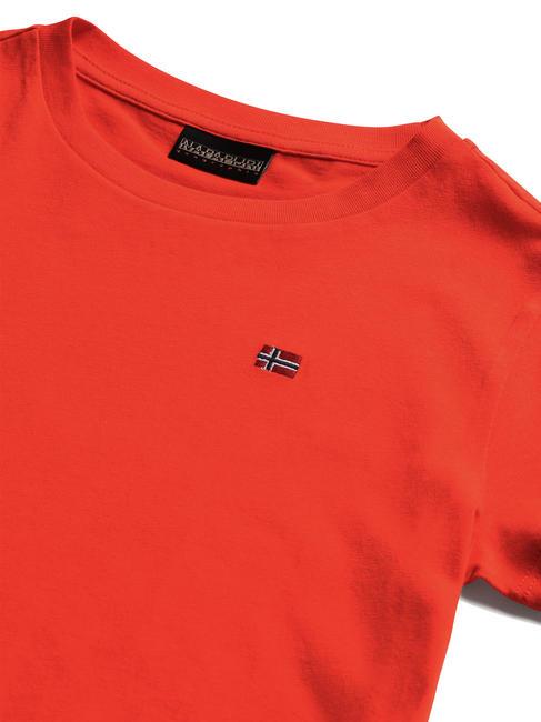 K SALIS SS 2 Cotton T-shirt with micro flag red cherry r05 - Child T-shirt