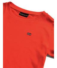 NAPAPIJRI K SALIS SS 2 Cotton T-shirt with micro flag red cherry r05 - Child T-shirt - 3