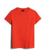 NAPAPIJRI K SALIS SS 2 Cotton T-shirt with micro flag red cherry r05 - Child T-shirt - 4