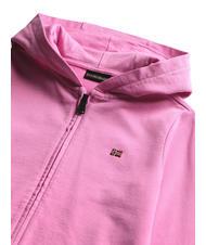 NAPAPIJRI K BALIS Full zip flag hoodie pink cyclam p91 - Baby Sweatshirt - 4