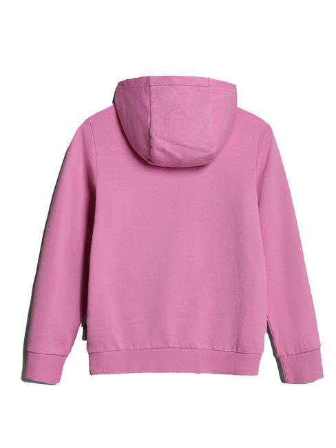 K BALIS Full zip flag hoodie pink cyclam p91 - Baby Sweatshirt