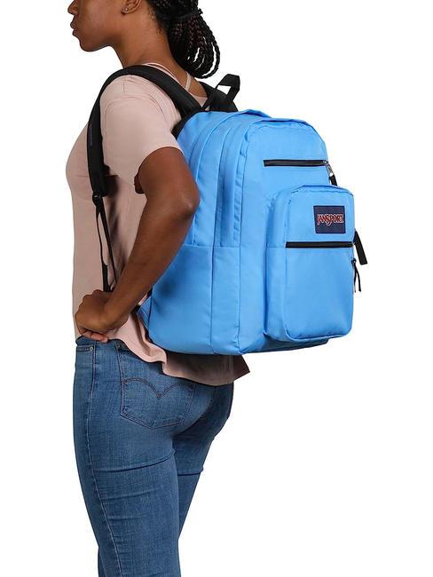 BIG STUDENT Laptop backpack 15 " neon blue - Backpacks & School and Leisure